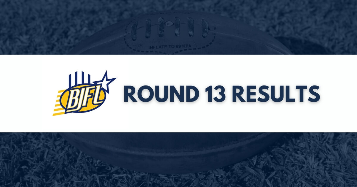 Bendigo Junior Football League Round 13 Results