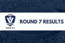 AFL Barwon Under 18’s Round 7 Results