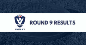 AFL Barwon Under 18’s Round 9 Results