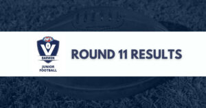 AFL Barwon Junior Football Round 11 Results