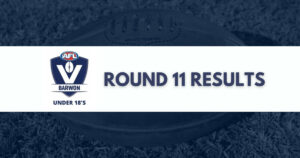 AFL Barwon Under 18’s Round 11 Results