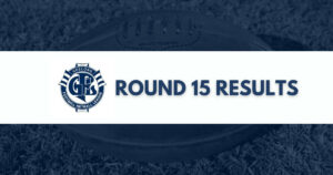 Geelong Football Netball League Round 15 Results