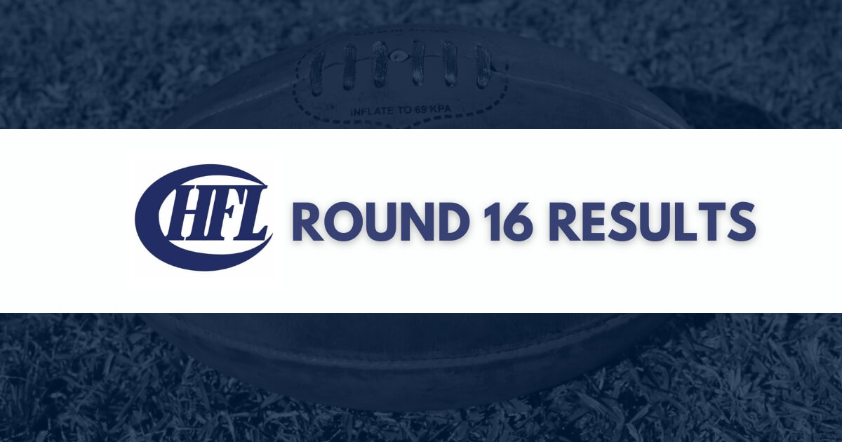 Central Highlands Football League Round 16 Results