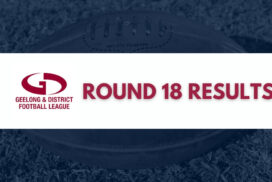 Geelong & District Football Netball League Round 18 Results