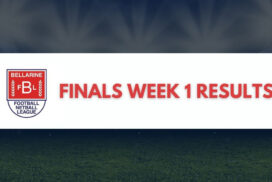 Bellarine Football Netball League Finals Week 1 Results