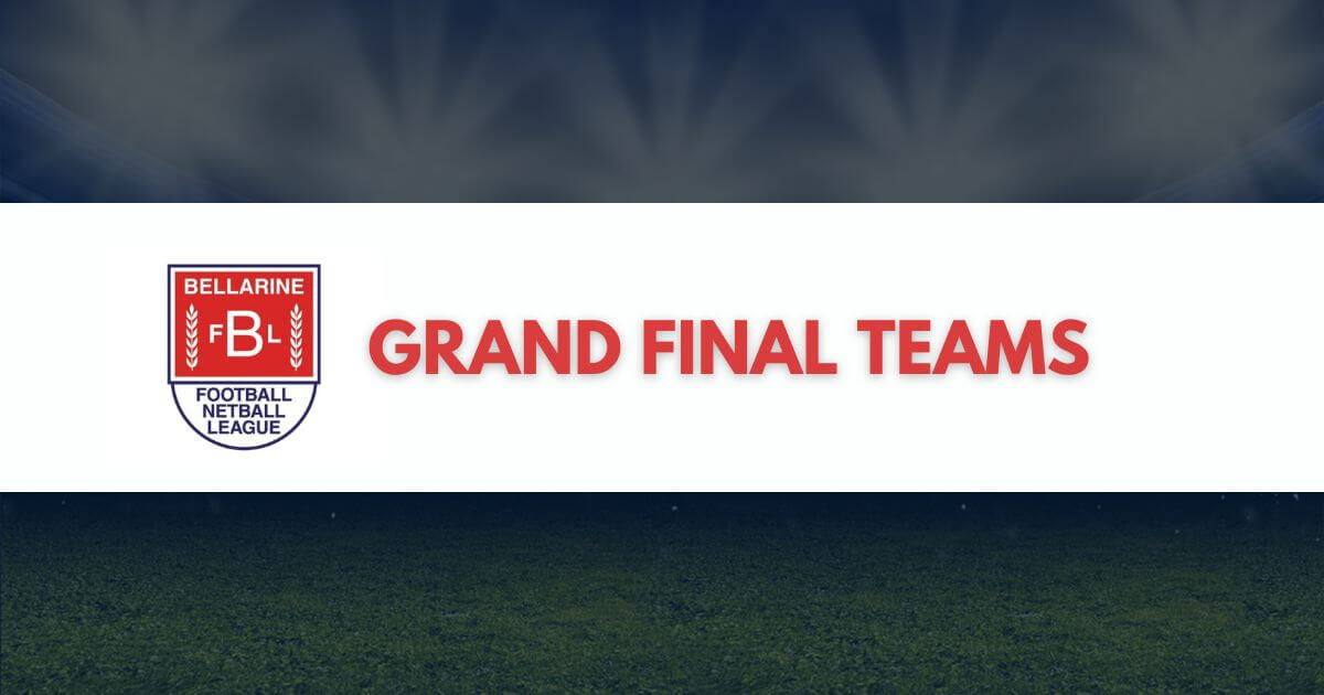 Bellarine Football Netball League Grand Final Teams