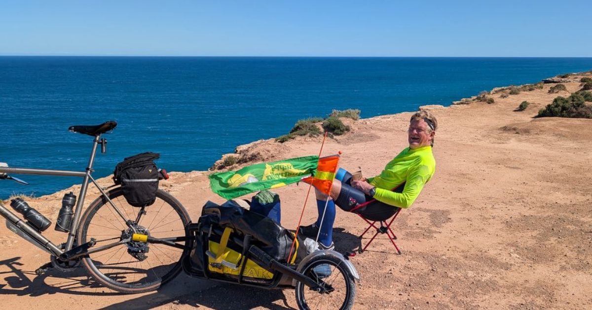 Great Vic Bike Ride 2025 Torquay cyclist