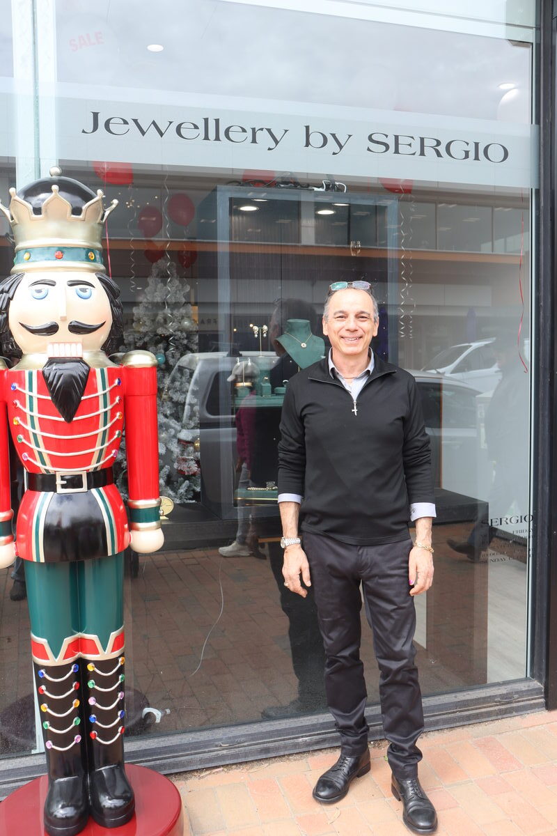 Jewellery by Sergio is located at 1 Gilbert Street.