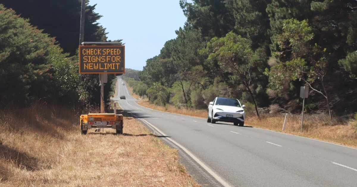 Surf Coast speed limits