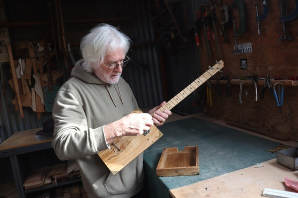 McKinnon has been working with timber since he was a young boy. Photo: Nathan Rivalland.