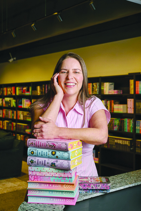 Marianne Locke has grown her love of romance novels into her own romance-focused store, Good Girls Read. Photo: Matthew O'Donnell/Hails + Shine.