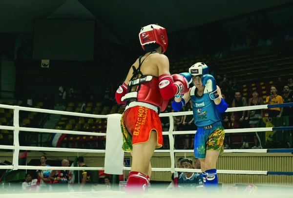 Marley Williams in his semi-final bout v USA. Photo: supplied.