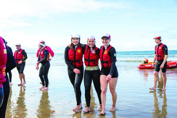 Clem Chettle (left) with fellow IRB members Mia Osler and Steph York. Photo: supplied.