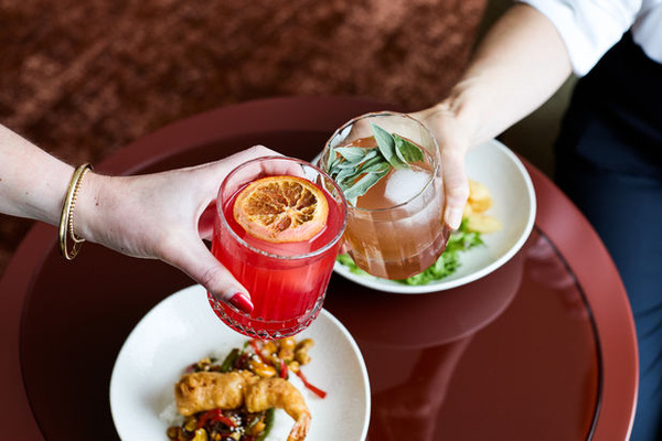Skyline Bar features exuberant cocktails and fine sharing plates. Photo: Paul Bamford.