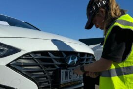 Stop number plate theft