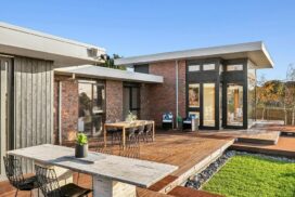 Drysdale clinker brick home