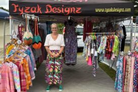 Handmade colourful clothing