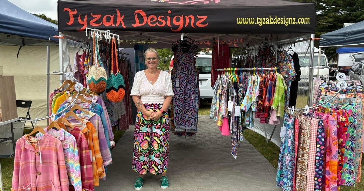 Handmade colourful clothing
