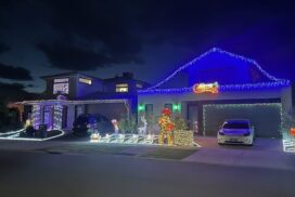 Surf Coast Christmas lights