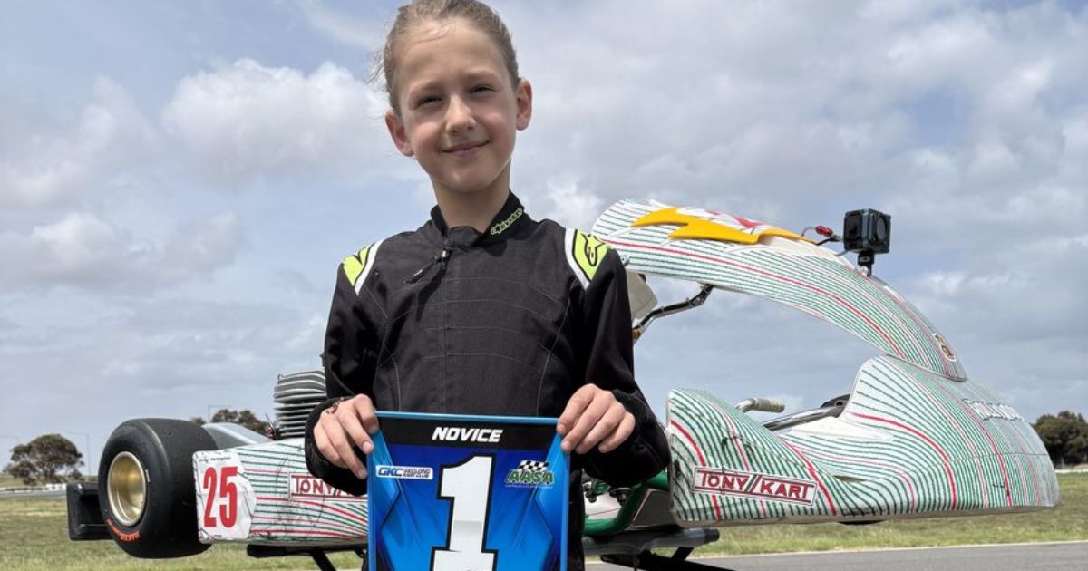 Arthur Partington karting
