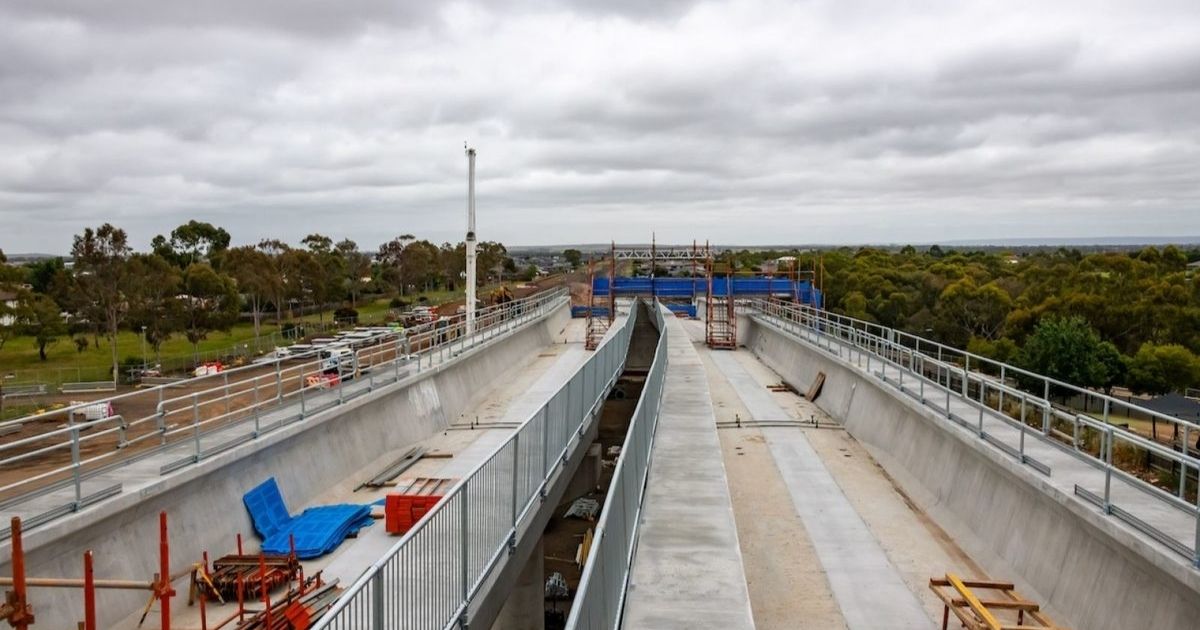 Geelong Line rail works