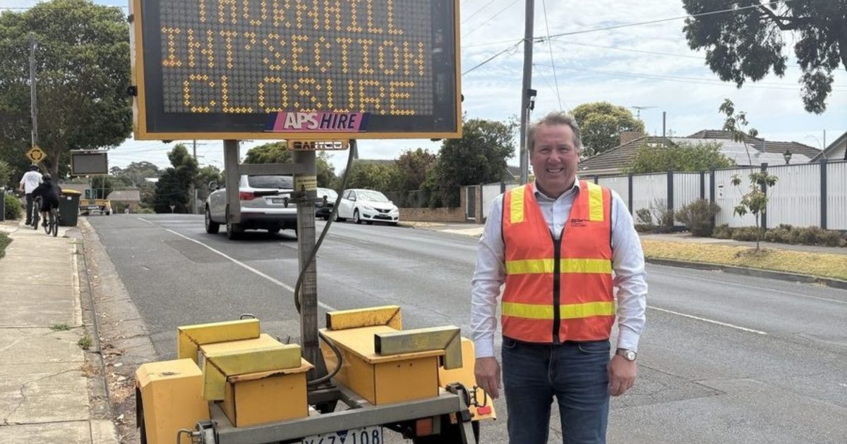 Highton roundabout upgrade
