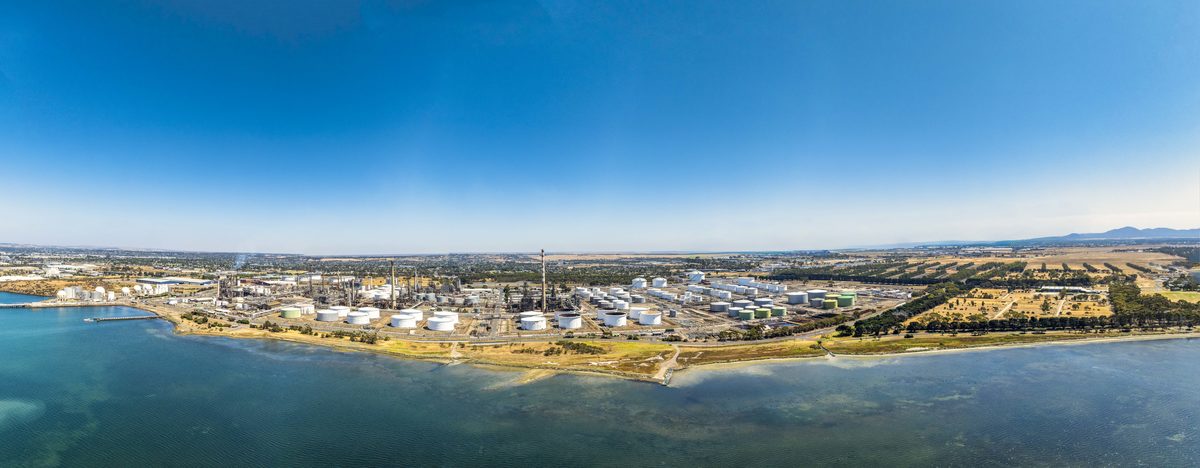 Viva Energy’s Geelong refinery is one of two remaining in Australia and supplies close to 30 per cent of fuel used in the country. Photo: Supplied.