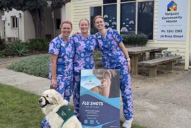 Lara pop-up flu clinic