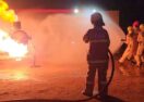 Hot fire training props