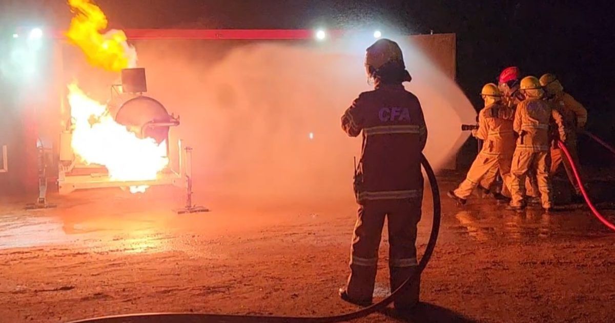 Hot fire training props