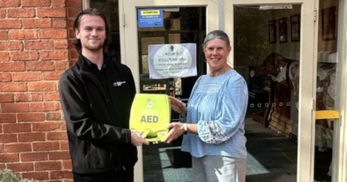 Defibrillator donation