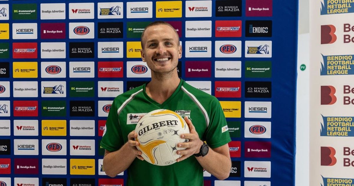 Jayden Cowling Kangaroo Flat netball coach extension