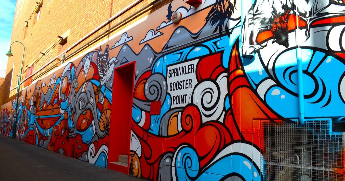 Phibs street art mural