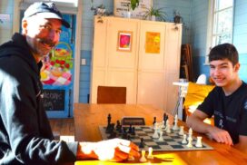 Caleb Sing chess victory