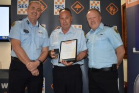 Heathcote SES awards for excellence and long service