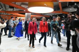 Jacinta Allan arrives at Anzac Station during Melbourne Metro Tunnel opening, 30 November 2025.