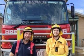 Heathcote fire brigade recruits