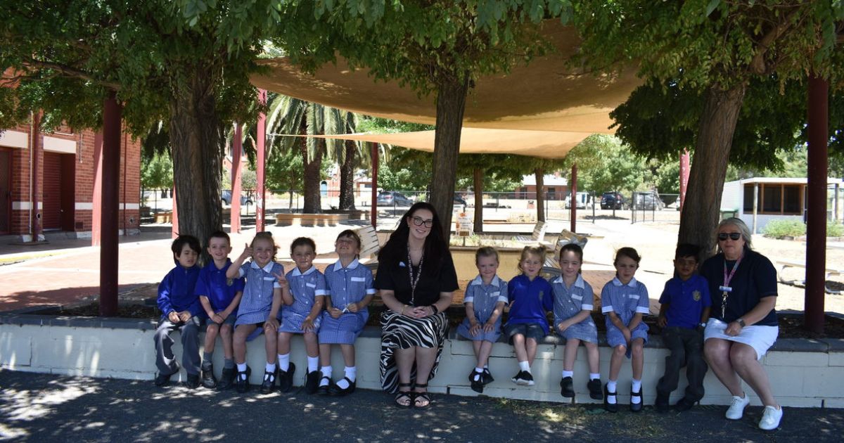 Heathcote Primary School students
