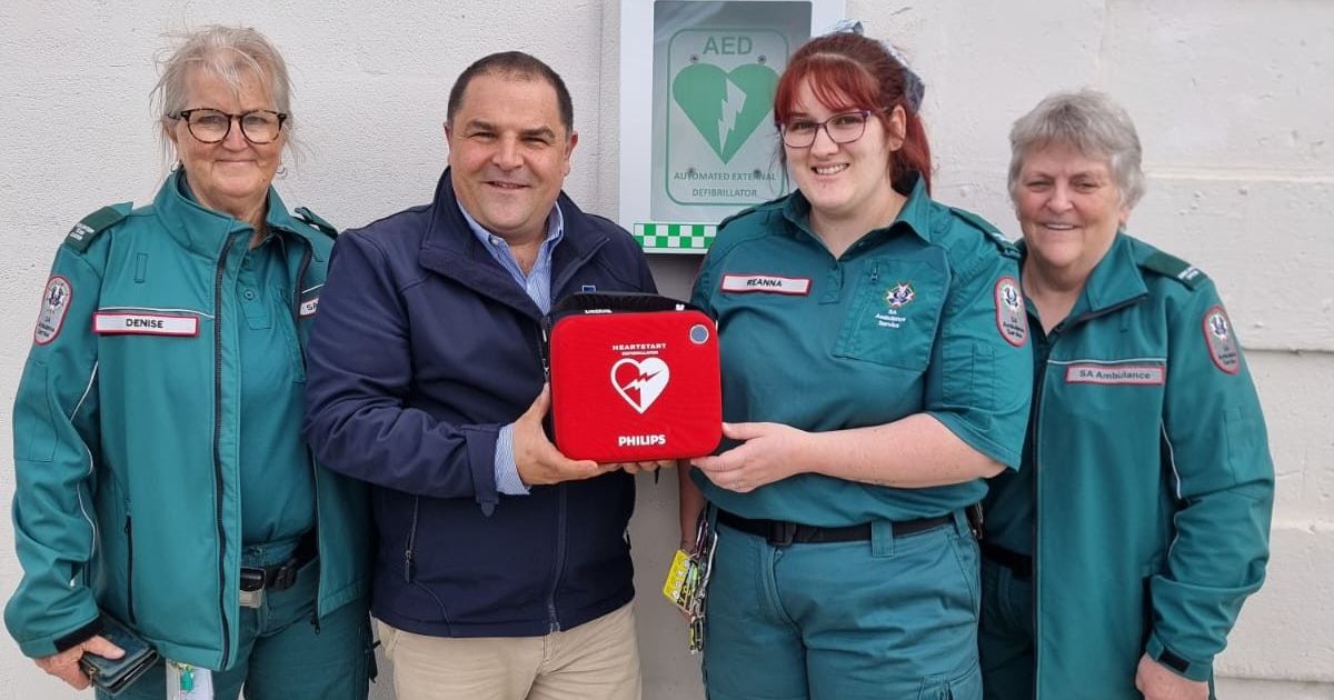 AED community funding grant