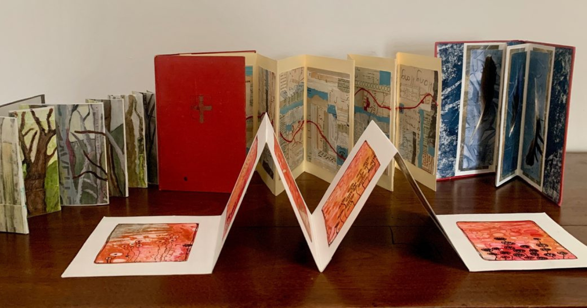 Collaged Book Art