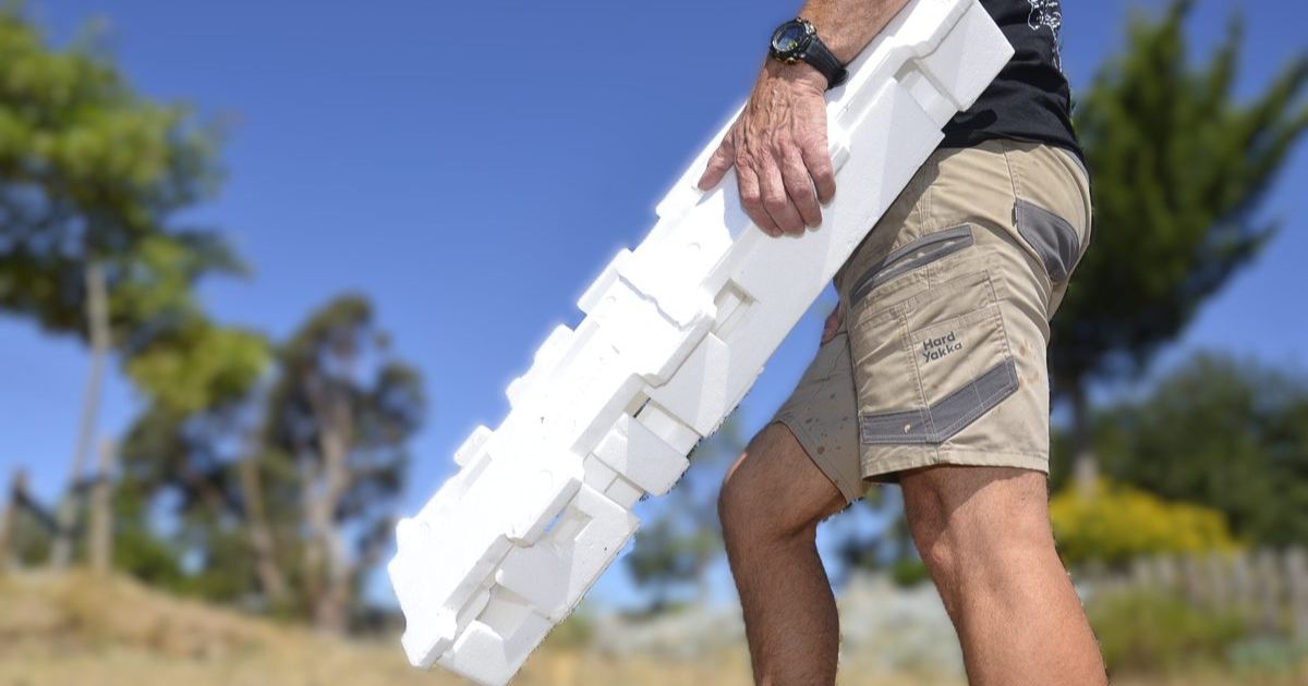 Polystyrene recycling trial