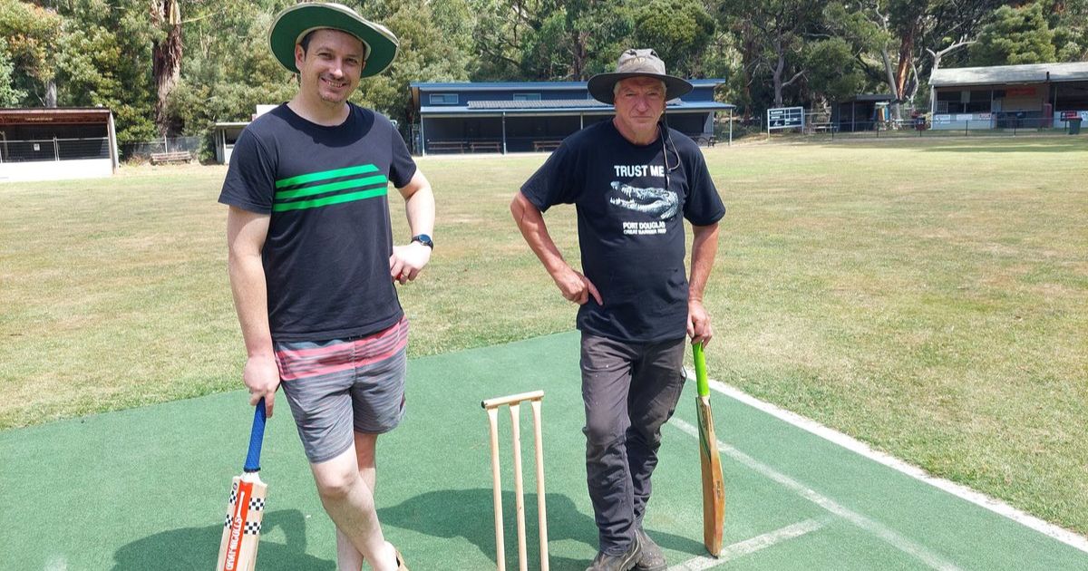 Blackwood Cricket Club players