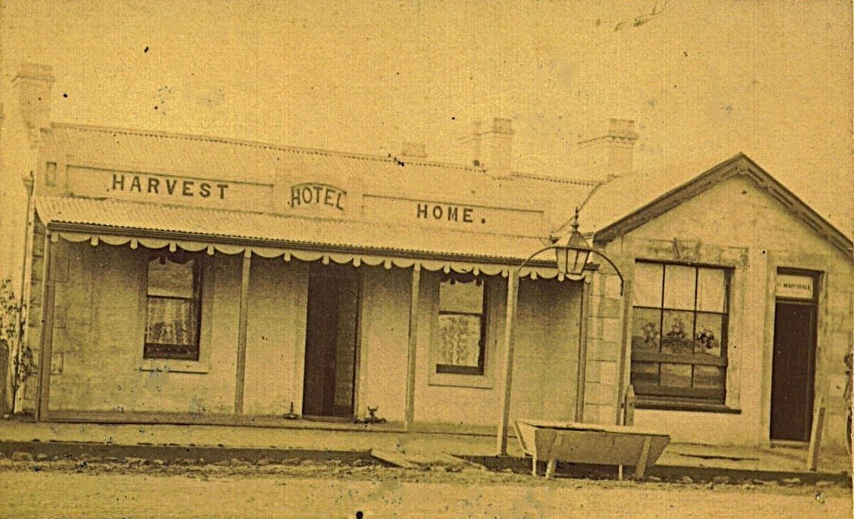 The Harvest Home Hotel in 1883. Photo: Supplied.