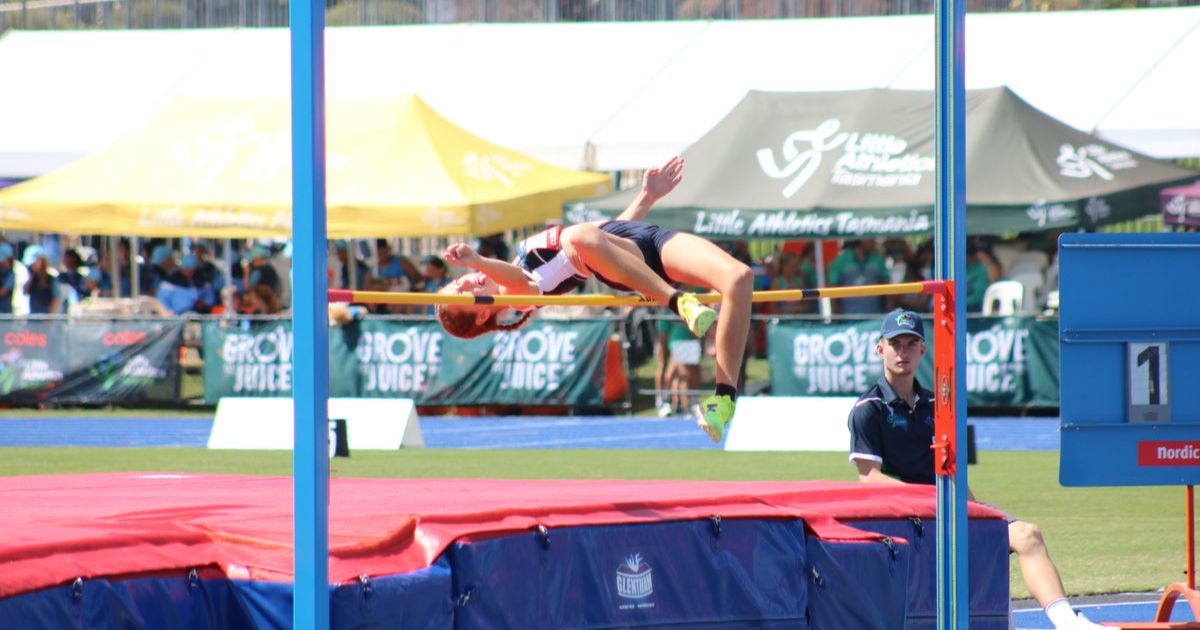 Evelyn Grant high jump