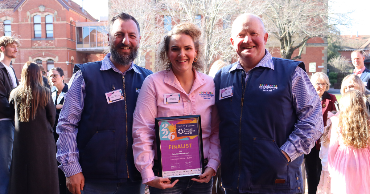 Crossroads Trading Ballan is up for the 3BA Retail Business Award. Photo: Edwina Williams.