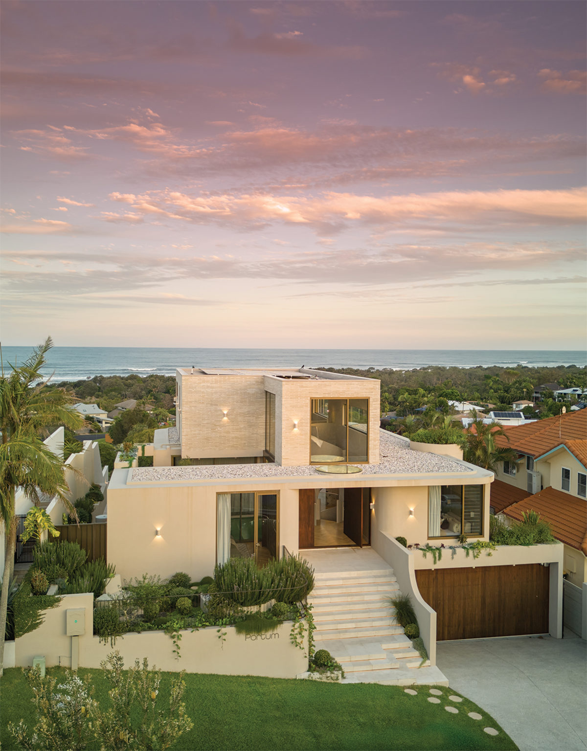The exterior of Portum in Byron Bay. Photo: SUPPLIED