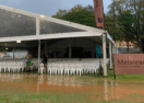 Festival cancelled: Byron Writers Festival called off its Saturday and Sunday program after rain turned parts of Bangalow Showground to mud and more wet weather was forecast. Photo: BYRON COAST TIMES