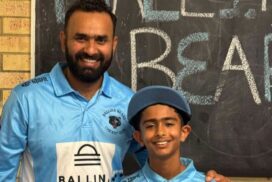 Father son cricket