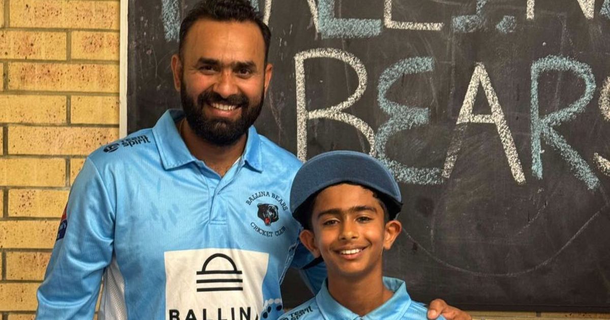 Father son cricket