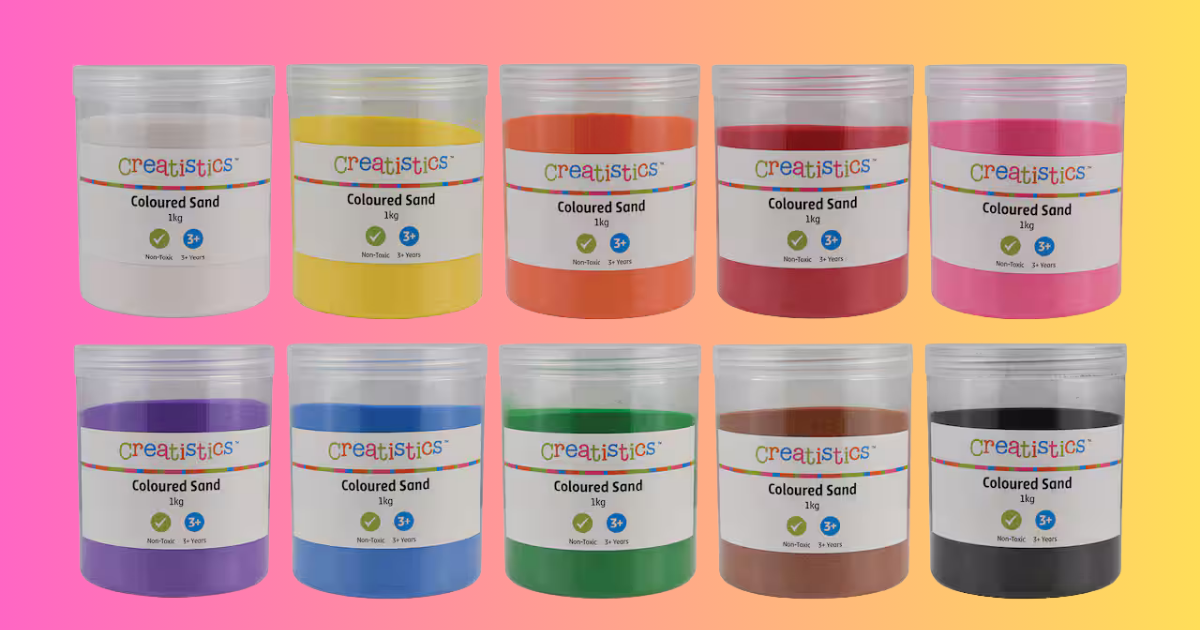 Recalled coloured sand products linked to the asbestos scare. Photo: SUPPLIED